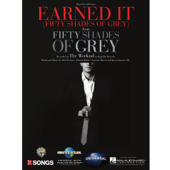 HAL LEONARD EARNED It (fifty Shades Of Grey) Recorded By The Weekend