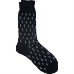 AIM GIFTS MINI G-clefs Socks Mens Size 10-13