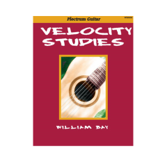 MEL BAY WILLIAM Bay Velocity Studies For Plectrum Guitar