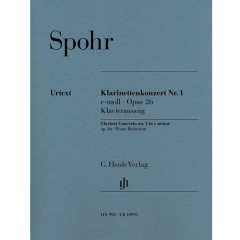 HENLE SPOHR Clarinet Concerto No 1 In C Minor Opus 26 Piano Reduction