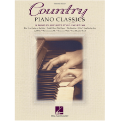 HAL LEONARD COUNTRY Piano Classics 21 Solos In Slip-note Style