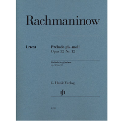 HENLE RACHMANINOW Prelude G-sharp Minor Op.32 No.12 For Piano