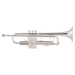 BACH STRADIVARIUS Lt180 Series Lightweight Bb Trumpet 37 Bell, Silver-plated Finish