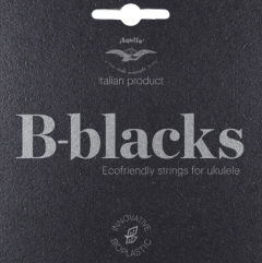 AQUILA NYLGUT B-BLACKS Soprano/concert Ukulele Strings Set High-g Gcea-tuning