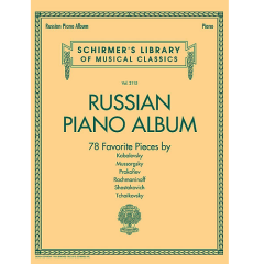 G SCHIRMER RUSSIAN Piano Album Vol. 2115 78 Favorite Pieces