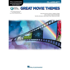 HAL LEONARD INSTRUMENTAL Play-along Great Movie Themes For Clarinet
