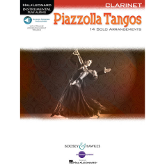 BOOSEY & HAWKES INSTRUMENTAL Play-along Piazzolla Tangos For Clarinet