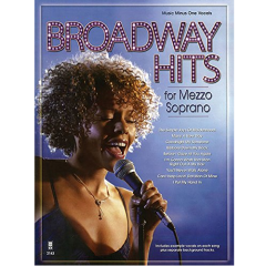 HAL LEONARD MUSIC Minus One Vocals: Broadway Hits For Mezzo Soprano With Cd