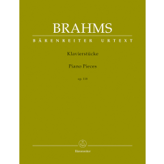 BARENREITER BRAHMS Piano Pieces Op. 118
