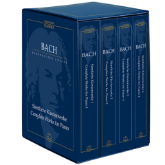 BARENREITER BACH Complete Piano Solo Works (4 Study Scores In A Set)