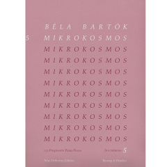 BOOSEY & HAWKES MIKROKOSMOS Volume 5 Pink