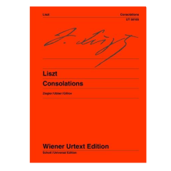 WIENER URTEXT ED LISZT Consolations For Piano Urtext Edition