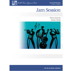 WILLIS MUSIC JAM Session Piano Duet By Naoko Ikeda (mid-intermediate 1 Piano 4 Hands)