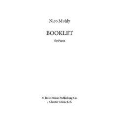 CHESTER MUSIC NICO Muhly Booklet For Piano