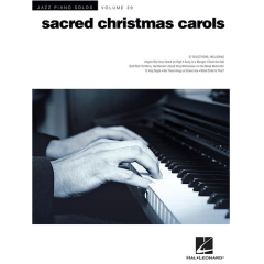 HAL LEONARD JAZZ Piano Solos Volume 39 Sacred Christmas Carols
