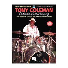 HAL LEONARD TONY Coleman Authentic Blues Drumming