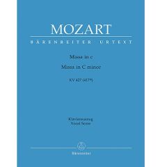 BARENREITER MOZART Missa In C Minor K. 427 (417a) Piano/vocal