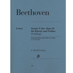 HENLE BEETHOVEN Violin Sonata In F Major Opus 24 Spring Sonata For Violin & Piano