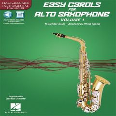 HAL LEONARD HAL Leonard Instrumental Play-along Easy Carols For Alto Saxophone Volume 1