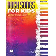 HAL LEONARD ROCK Songs For Kids Easy Piano