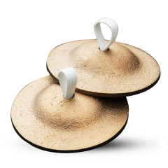 ZILDJIAN FX Finger Cymbals Thin (pair) (lower Pitched)