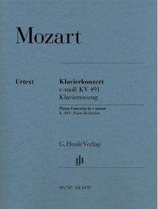HENLE MOZART Piano Concerto In C Minor K 491 Piano Reduction