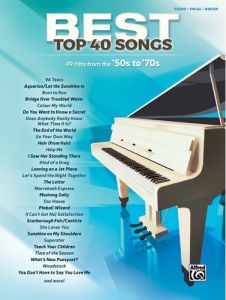 ALFRED BEST Top 40 Songs 49 Hits From The '50s To '70s For Piano/vocal/guitar