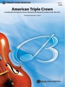 BELWIN AMERICAN Triple Crown Arranged For Concert String Orchestra Grade 3