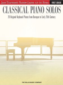 WILLIS MUSIC JOHN Thompson's Modern Course For The Piano 1st Grade Classical Piano Solos