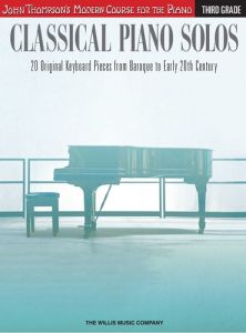 WILLIS MUSIC JOHN Thompson's Modern Course For The Piano 3rd Grade Classical Piano Solos