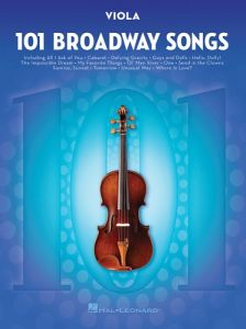 HAL LEONARD 101 Broadway Songs For Viola