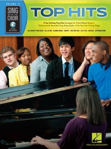HAL LEONARD SING With The Choir Vol 17 Top Hits Arranged For 4-part Mixed Voices