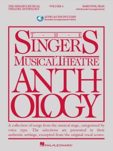 HAL LEONARD THE Singer's Musical Theatre Anthology Volume 6 For Baritone/bass