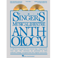 HAL LEONARD THE Singer's Musical Theatre Anthology Vol 6 Mezzo-soprano/belter Acc. Cds