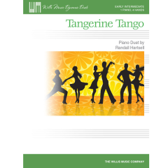 WILLIS MUSIC TANGERINE Tango Piano Duet By Randall Hartsell For Early Intermediate