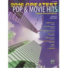 ALFRED 2016 Greatest Pop & Movie Hits For Easy Piano (deluxe Annual Edition)