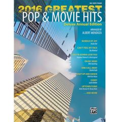 ALFRED 2016 Greatest Pop & Movie Hits For Big Note Piano (deluxe Annual Edition)