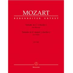BARENREITER MOZART Sonata In C Major For Piano Kv 545 Urtext Edition