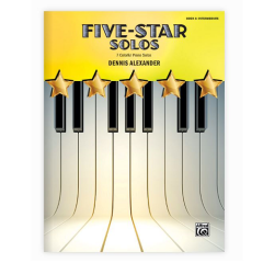 ALFRED DENNIS Alexander Five-star Solos Book 5 For Intermediate Level