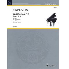 SCHOTT KAPUSTIN Sonata No. 16 Op 131 For Piano