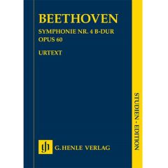 HENLE BEETHOVEN Symphony No.4 B Flat Major Op.60 Study Score Urtext Edition