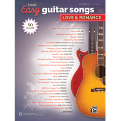ALFRED ALFRED'S Easy Guitar Songs Love & Romance Easy Hits Guitar Tab Edition
