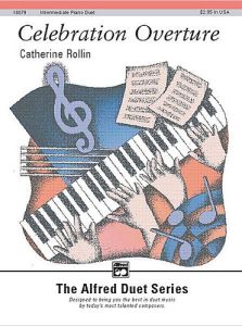 ALFRED CELEBRATION Overture Sheet Music By Catherine Rollin For Piano Duet 1p4h