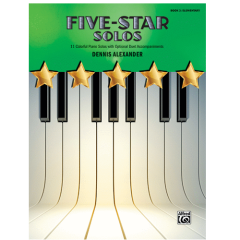 ALFRED FIVE-STAR Solos Book 2 By Dennis Alexander With Optional Duet Accompaniments