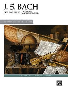 ALFRED BACH Six Partitas Bwv 825-830 Piano Solos Edited By Hans Bischoff