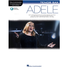 HAL LEONARD HAL Leonard Instrumental Play-along Adele For Tenor Sax