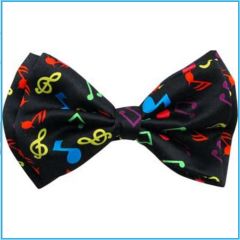 AIM GIFTS BOW Tie Music Notes Multi Color