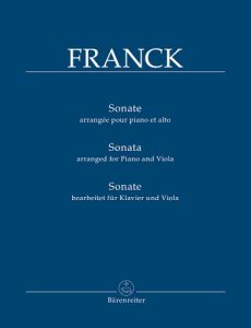 BARENREITER FRANCK Sonata For Piano & Viola