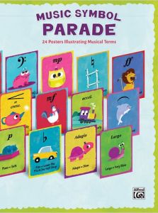ALFRED MUSIC Symbol Parade 24 Posters Illustrating Musical Terms