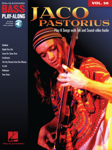 HAL LEONARD JACO Pastorius Bass Play-along Vol.50 With Tab & Sound-alike Audio